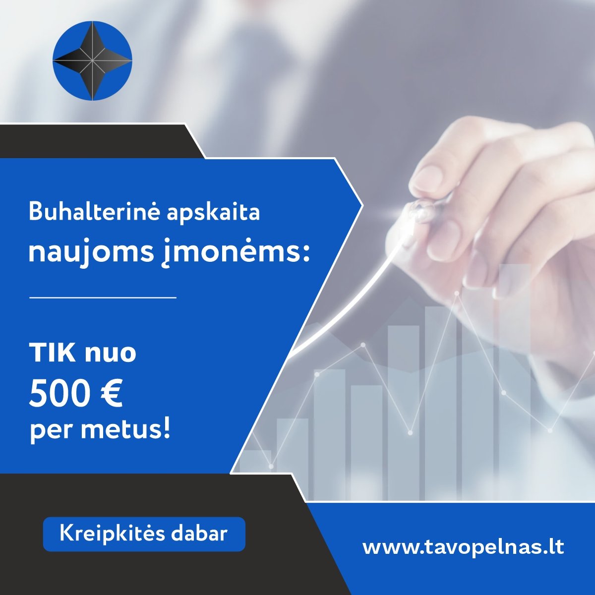 buhalterinės paslaugos naujoms įmonėms